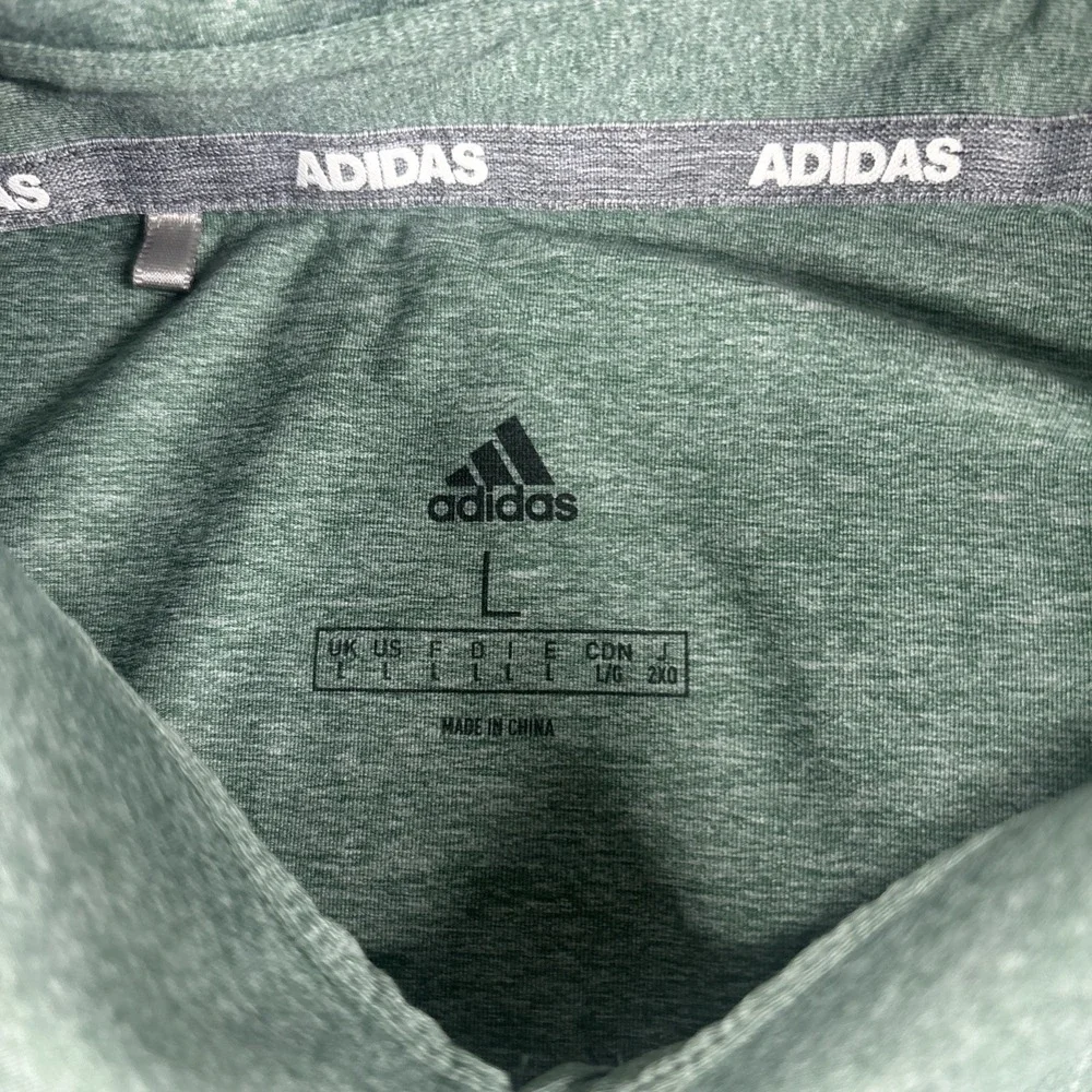 Adidas Mens Golf Polo Shirt Green Stone Mountain Golf Club Sz Large